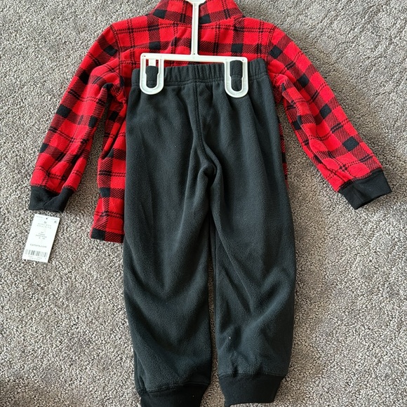3T Buffalo Plaid Toddler Set - Picture 3 of 3